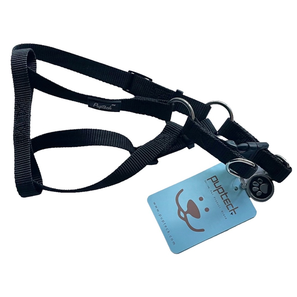 PUPTECK No Pull Step-In Dog Harness w/Paw Print Tag S/M NEW NWT